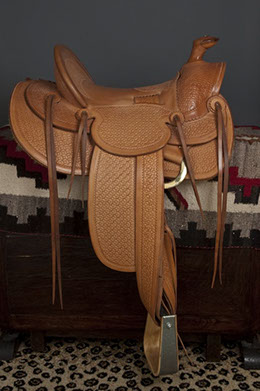 Mark Eddington Hand Tooled Leather Saddles